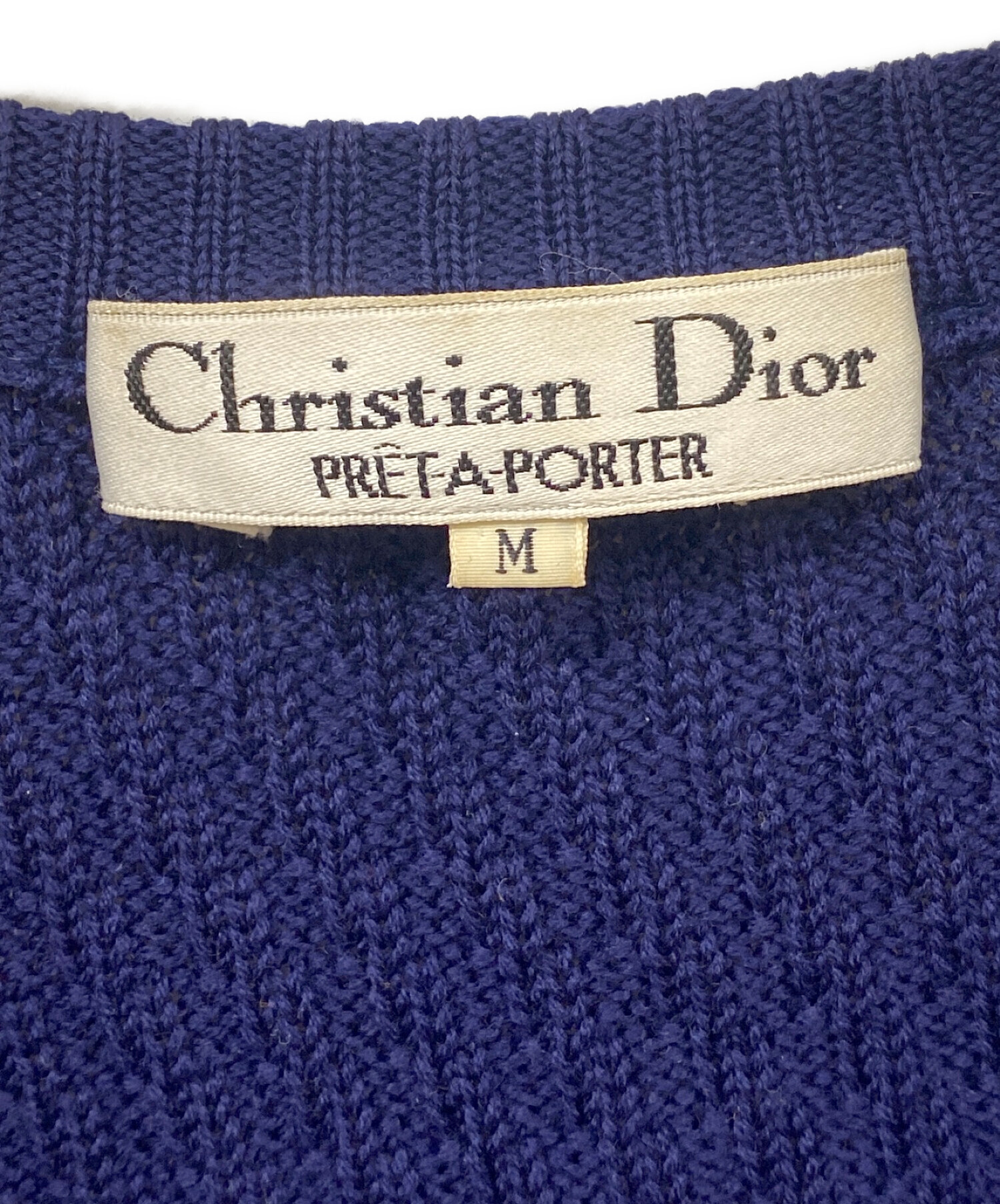 新品タグ付き♪Christian Diorディオール　カーディガン　CDロゴ