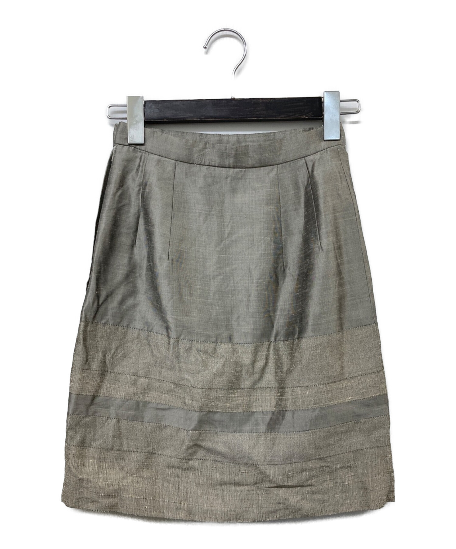 コムデギャルソン シルク スカート Sサイズ - ひざ丈スカート