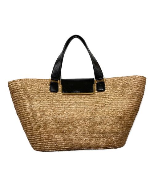 新品未使用【JIMMY CHOO】ジミーチュウかごバッグ(ジミーチューカゴ) 新品未使用☆ Jimmy Choo ジミーチュウ カゴバッグ ベージュ ラフィア