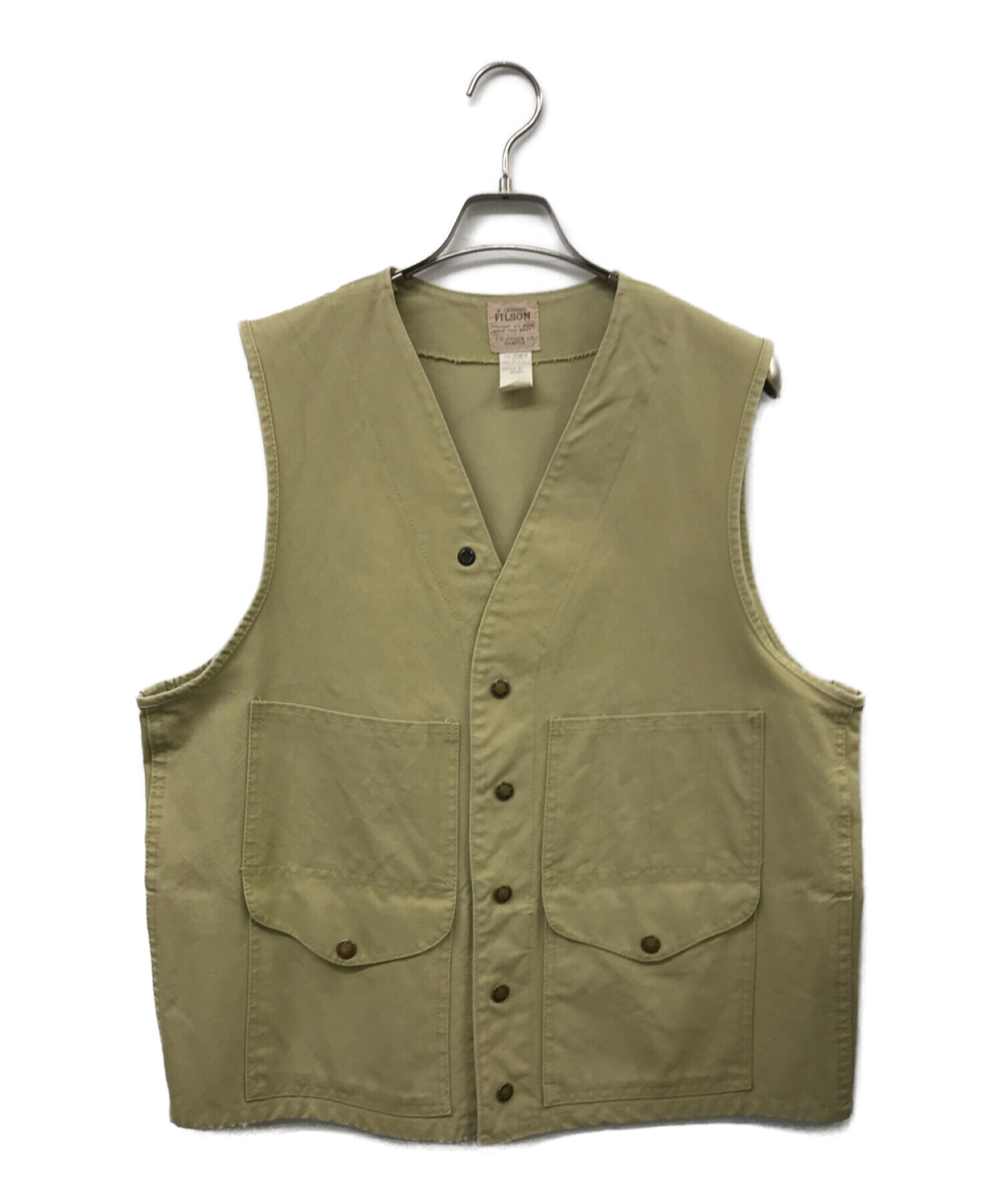 中古・古着通販】FILSON (フィルソン) USA製 キャンバスワークベスト 