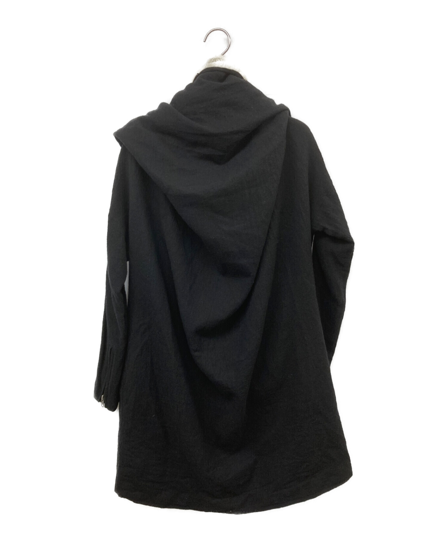 中古・古着通販】SHIROMA (シロマ) 変形デザインコート ブラック 