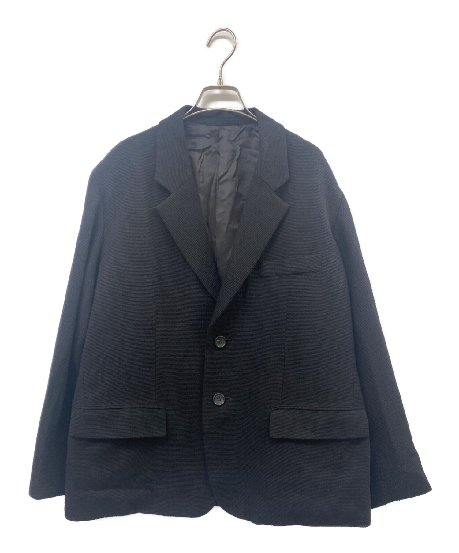 ISSEY MIYAKE MEN (イッセイミヤケメン) シルクブレンドテーラードジャケット ブラック サイズ:2