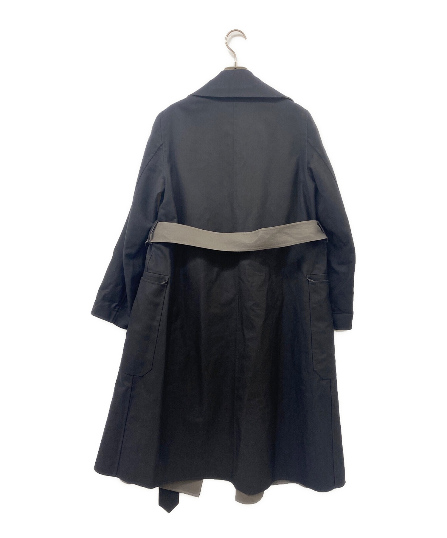 中古・古着通販】CYCLAS (シクラス) バイカラーベルテッドトレンチ 