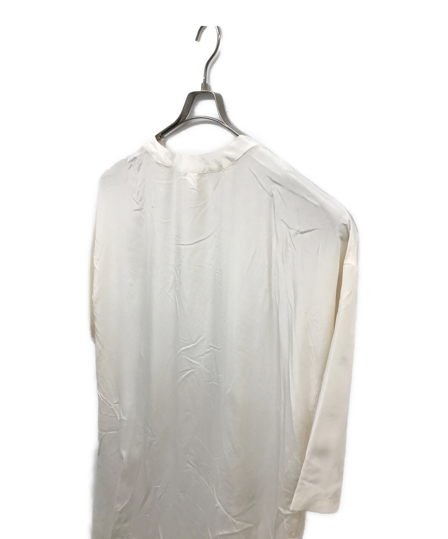 中古・古着通販】yoli (ヨリ) Silk long onepiece ベージュ サイズ 