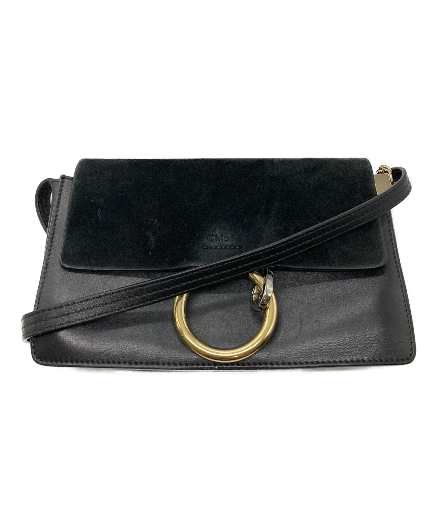 中古・古着通販】Chloe (クロエ) FAYE ミニショルダーバッグ ブラック 