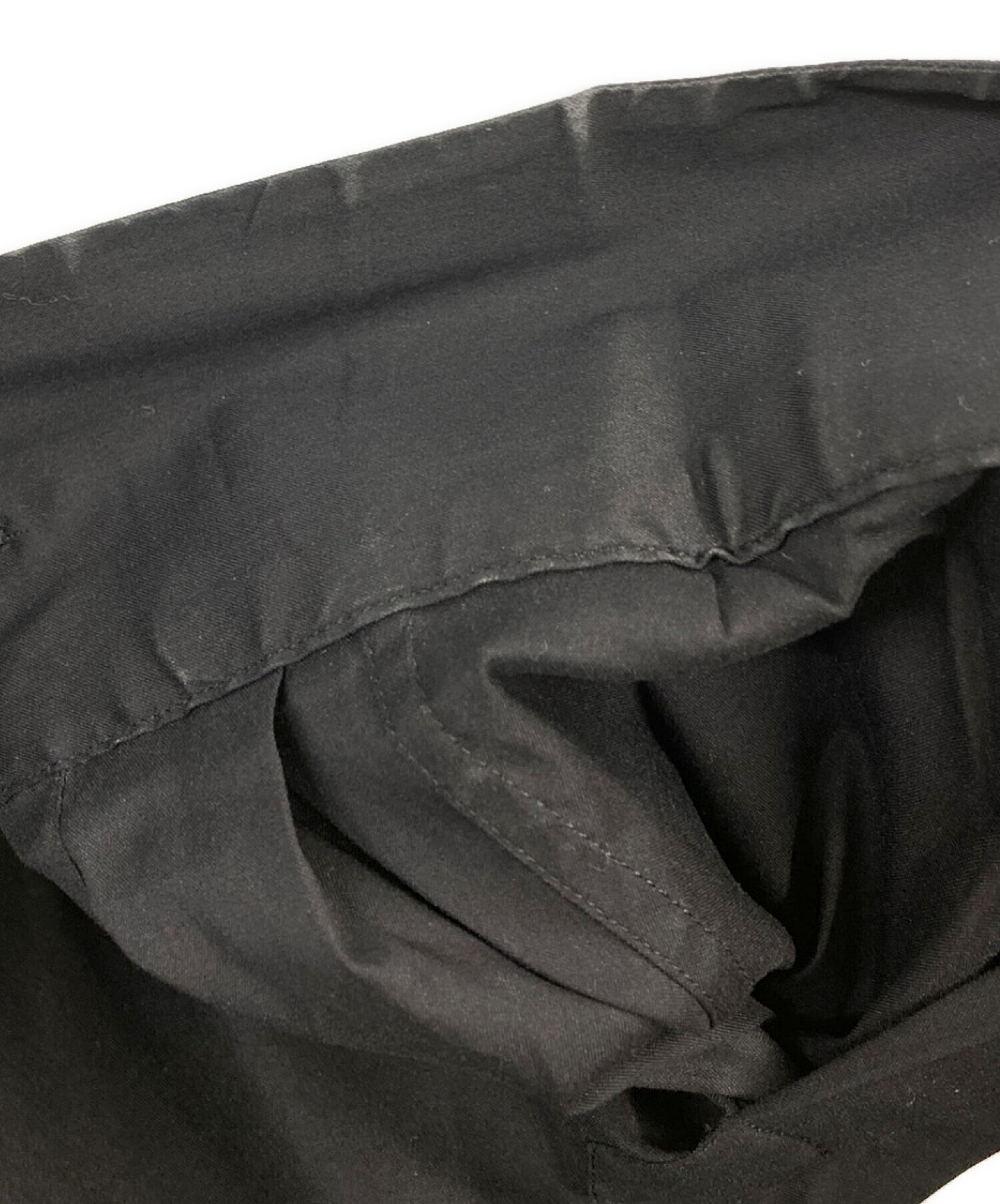 PRADA (プラダ) ストレッチシャツ ブラック サイズ:40