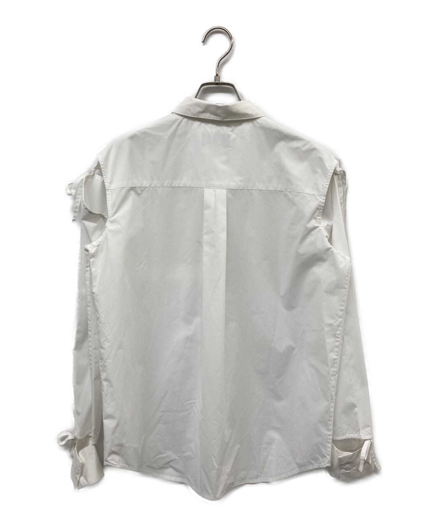 soduk リボンシャツribbons shirt / white