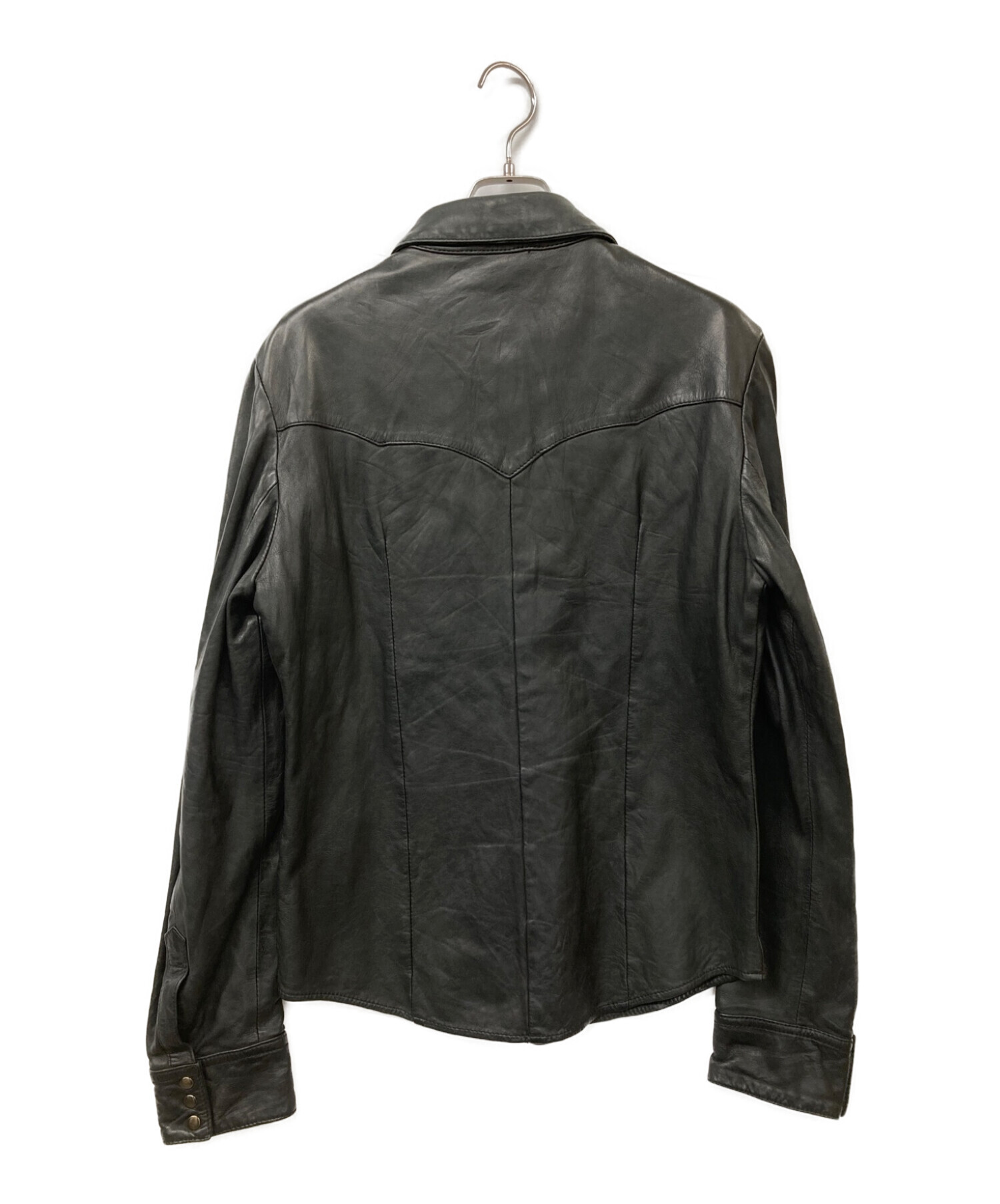 ドルチェ&ガッバーナレザーシャツジャケット｜ファッション 