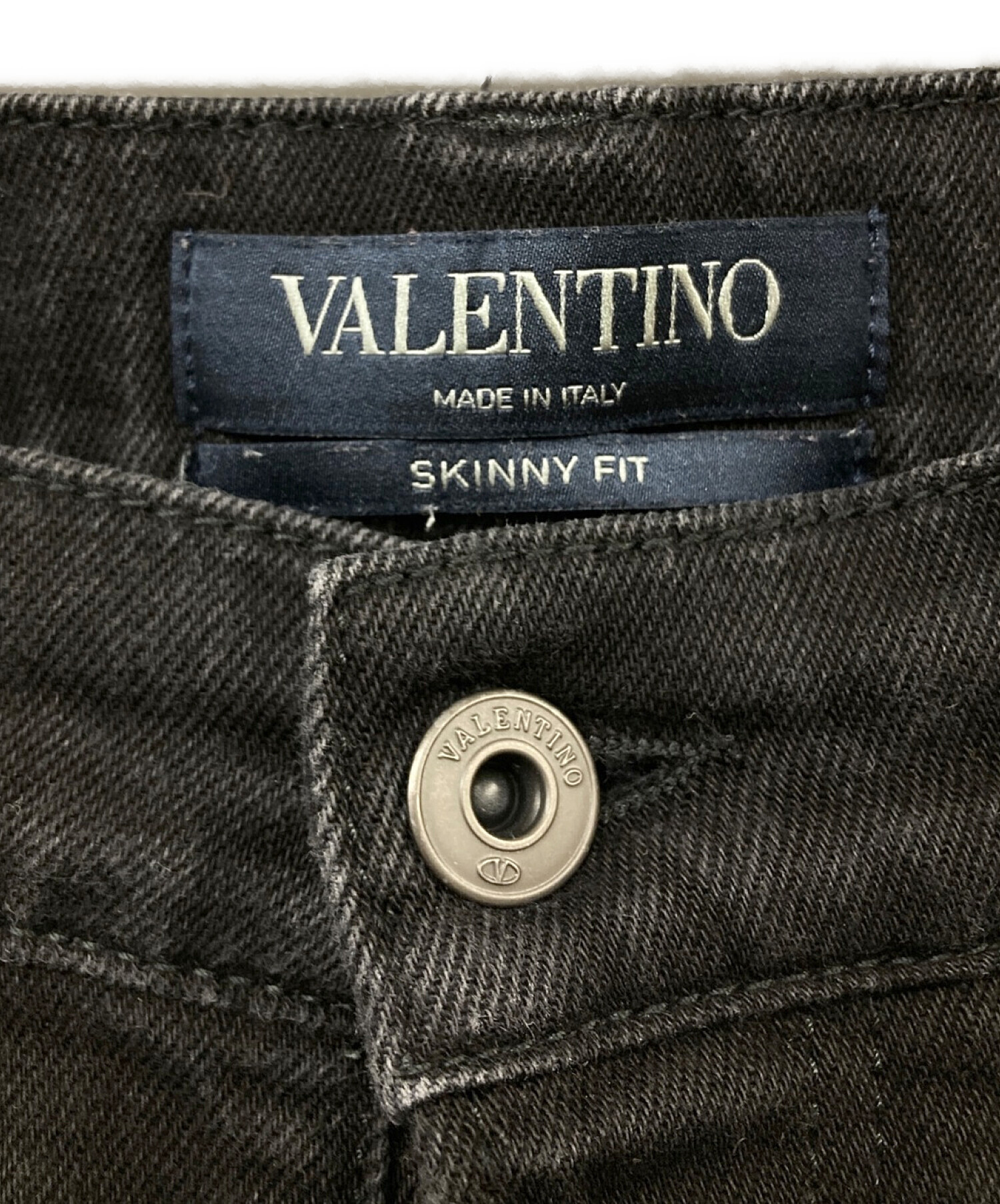 VALENTINO スキニーパンツ スタッズ 