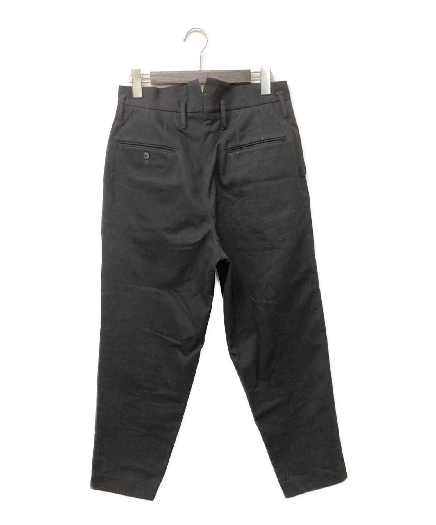 中古・古着通販】Essay (エッセイ) 3タックデニムパンツ ブラック 