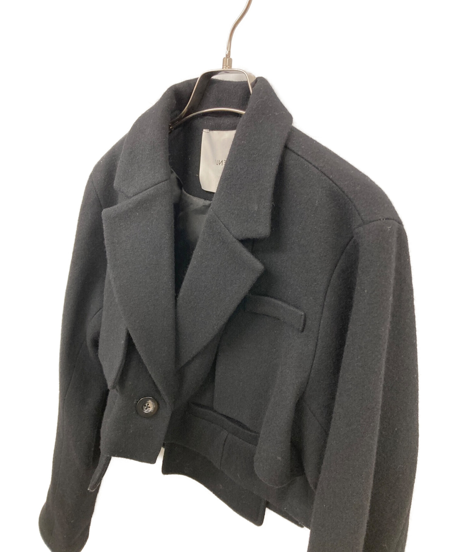 中古・古着通販】UN3D. (アンスリード) LAYERED WOOL SHORT JK 