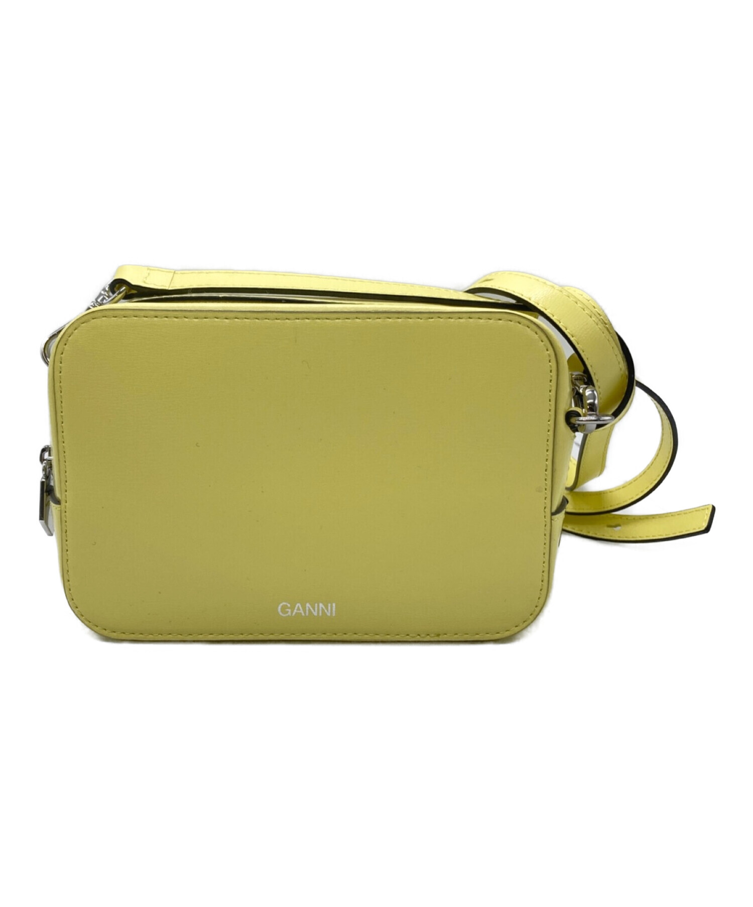 中古・古着通販】GANNI (ガニー) Textured Leather Camera Crossbody 