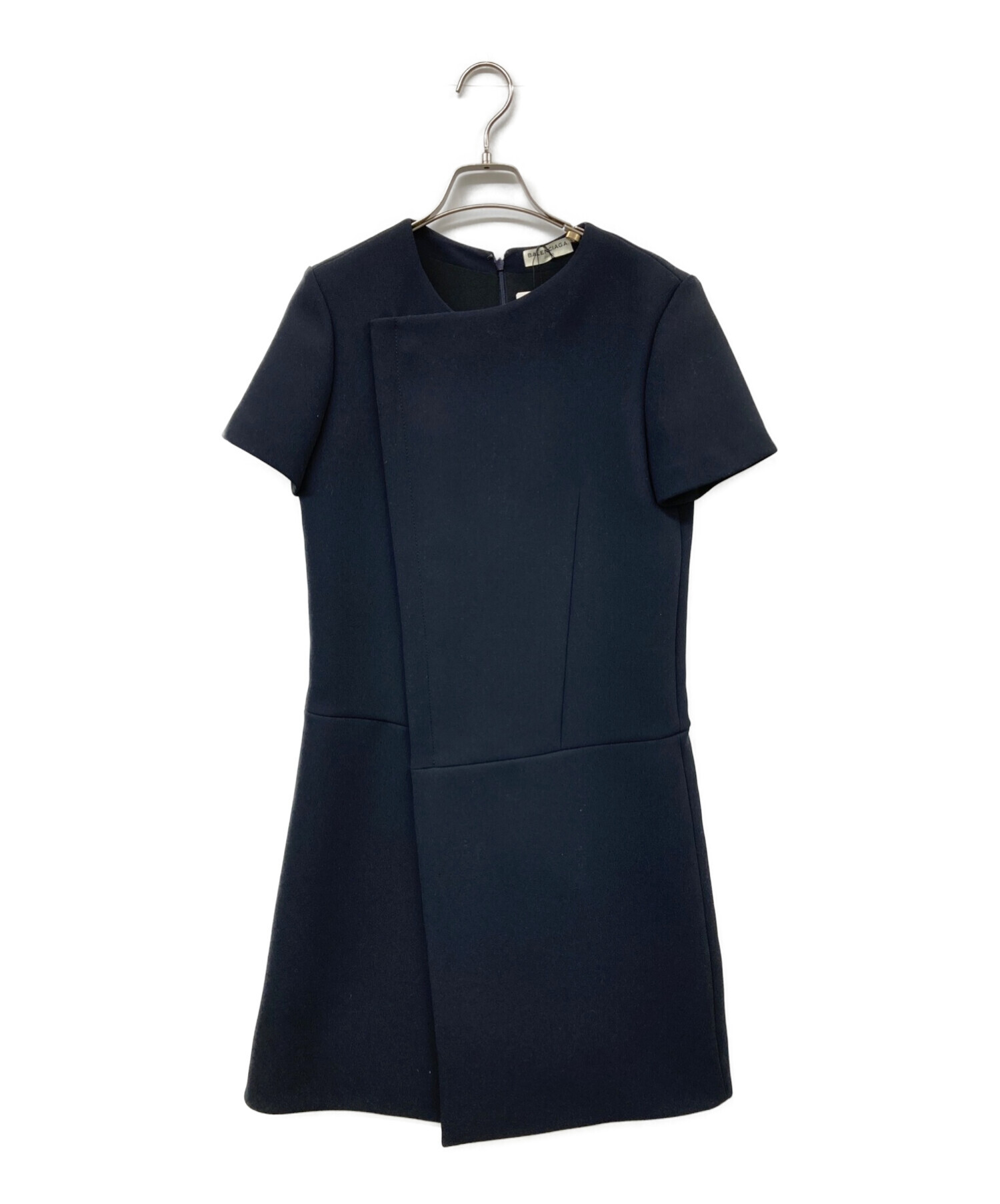 中古・古着通販】BALENCIAGA (バレンシアガ) ワンピース ネイビー 