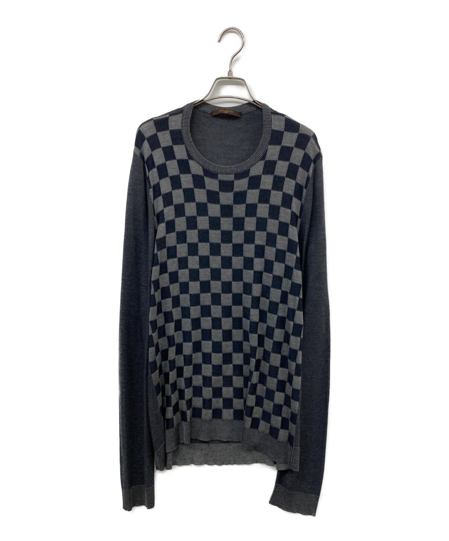 中古・古着通販】LOUIS VUITTON (ルイ ヴィトン) ダミエシルクニット 