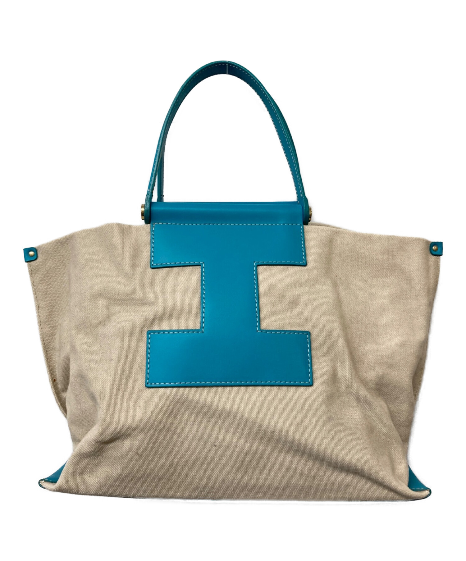IACUCCI イアクッチ 25SS ソルベット M CANVAS/CERVO トートバッグ  