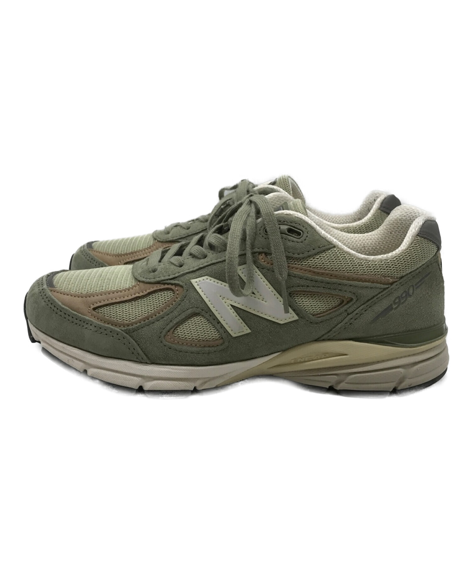 NEW BALANCE ニューバランス U990GT4 990 V4 Olive スニーカー モス 