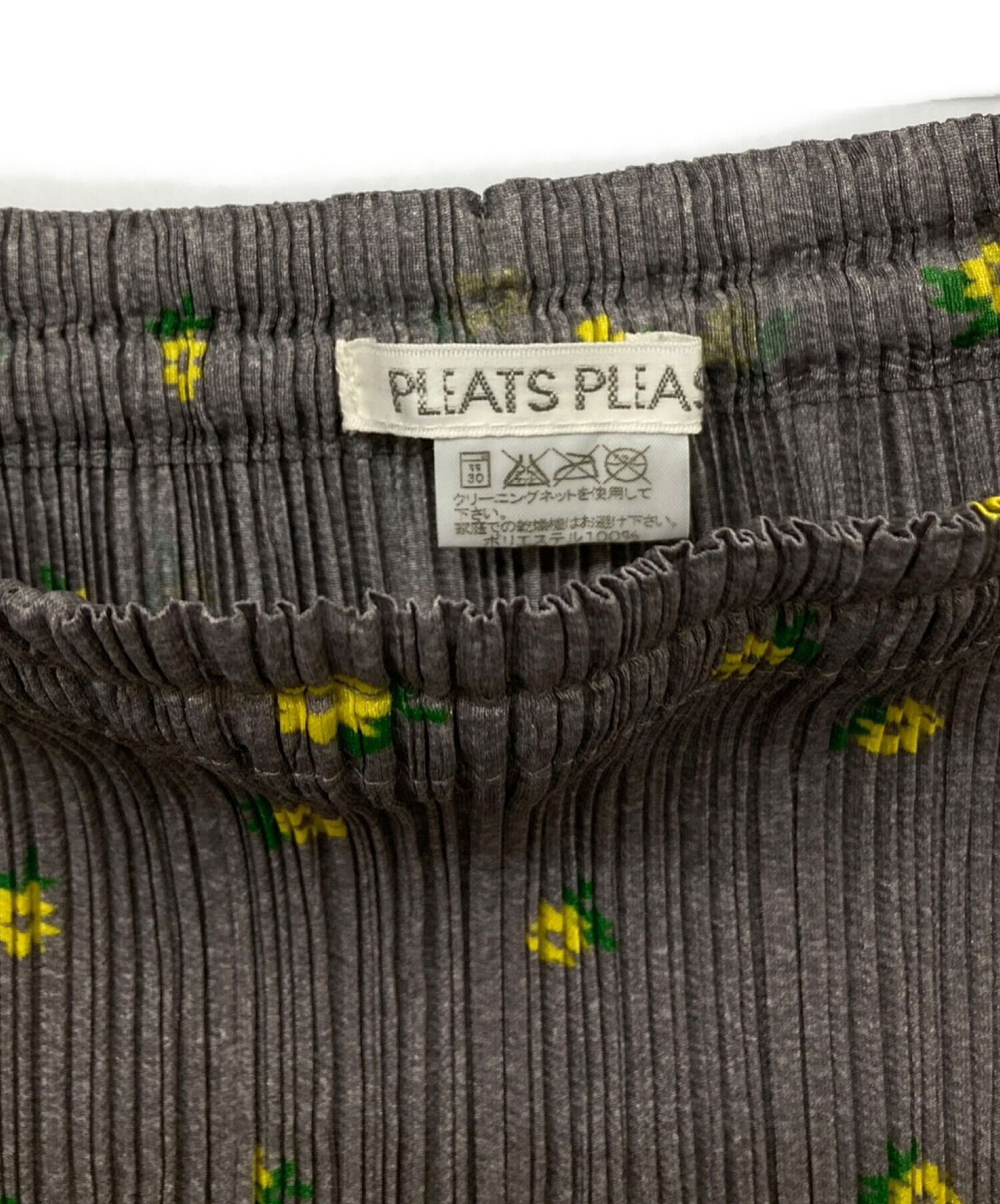 中古・古着通販】PLEATS PLEASE (プリーツプリーズ) 花柄プリーツ  