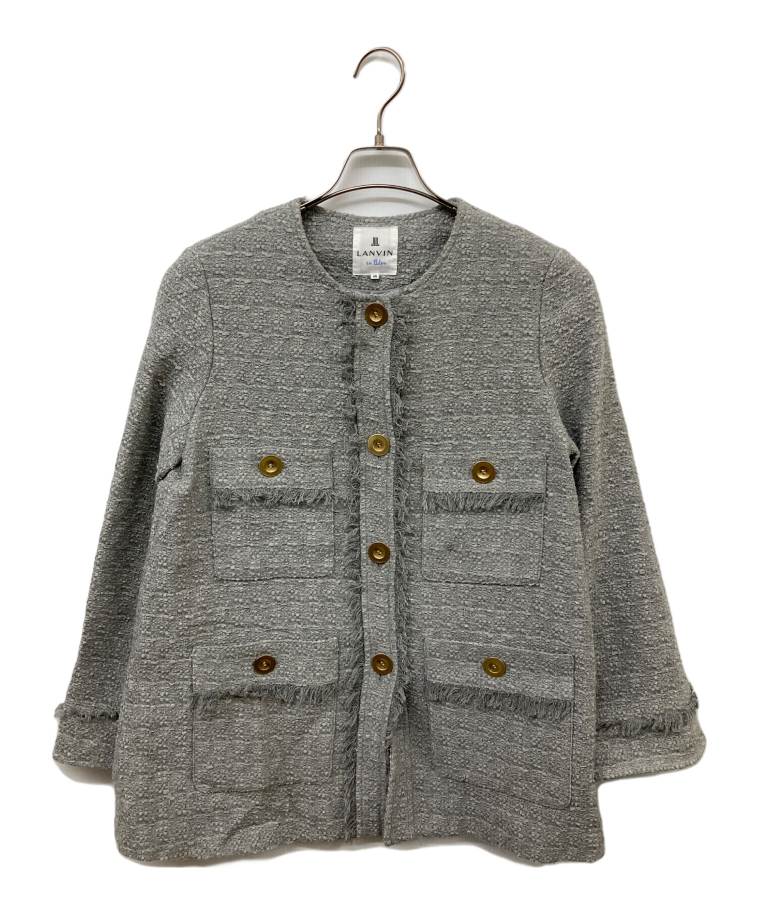 中古・古着通販】LANVIN en Bleu (ランバンオンブルー) ネップツイード 
