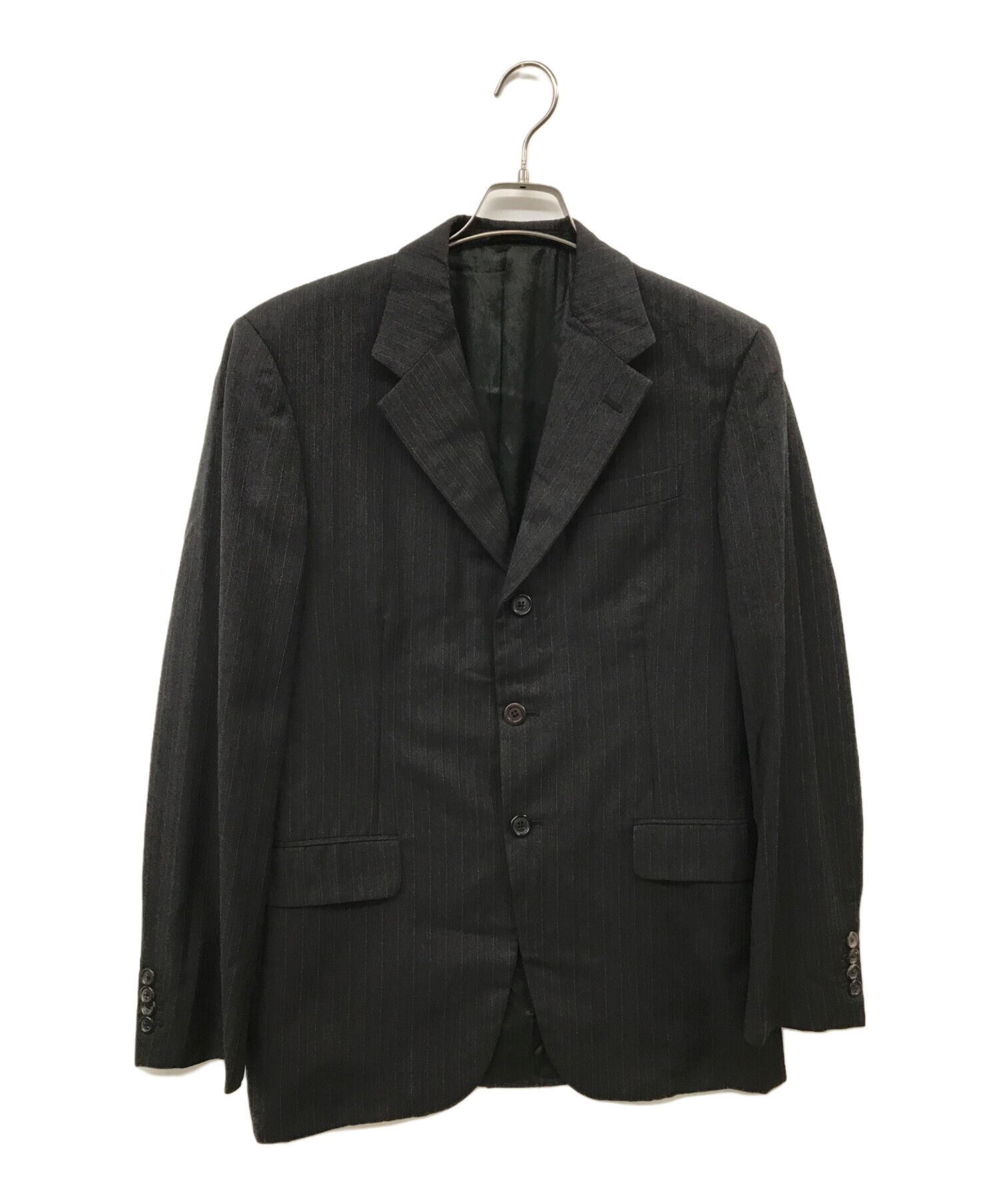 中古・古着通販】PRADA (プラダ) 3Bセットアップスーツ ブラック 