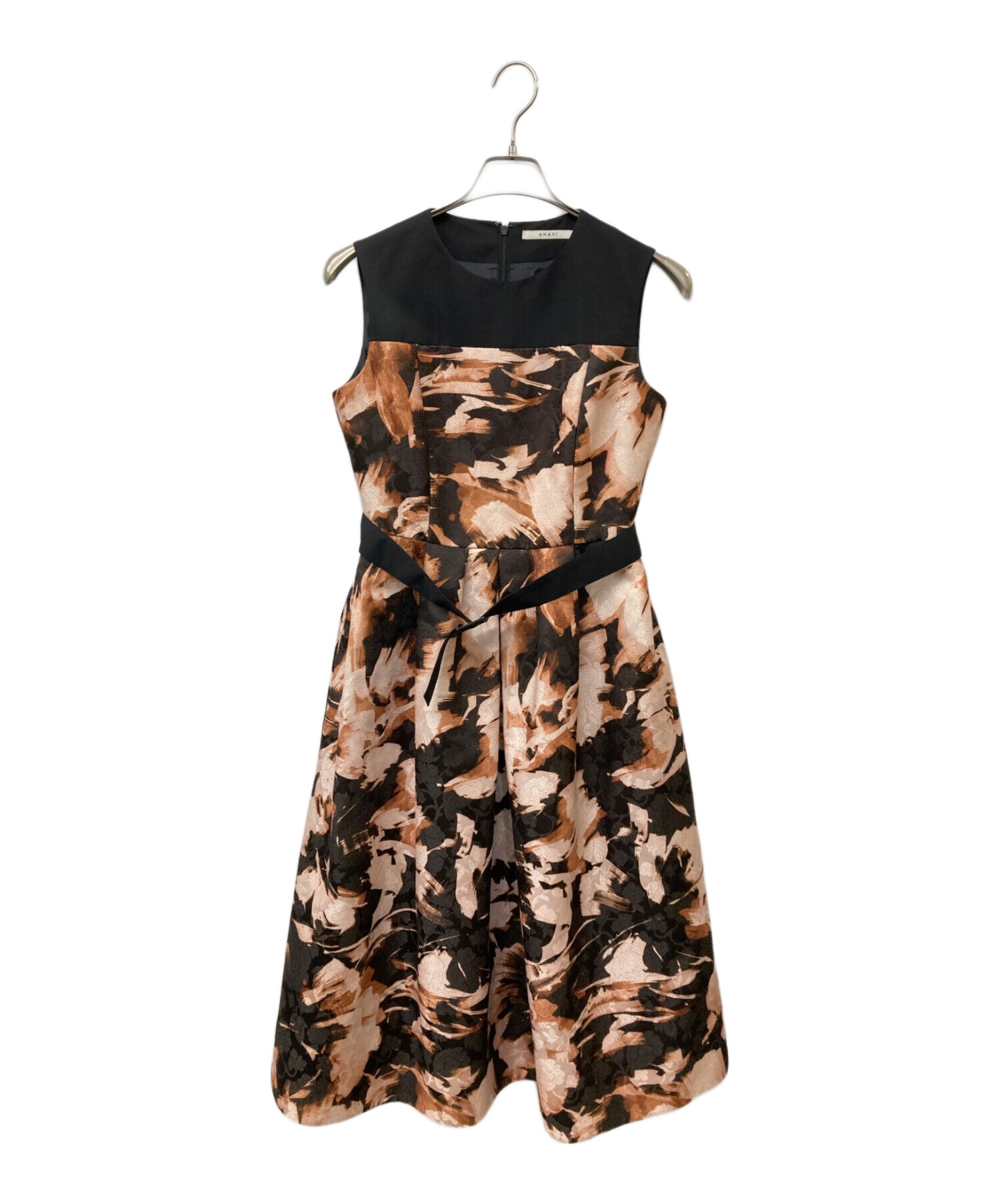 中古・古着通販】ANAYI (アナイ) ビッグフラワープリントAライン  