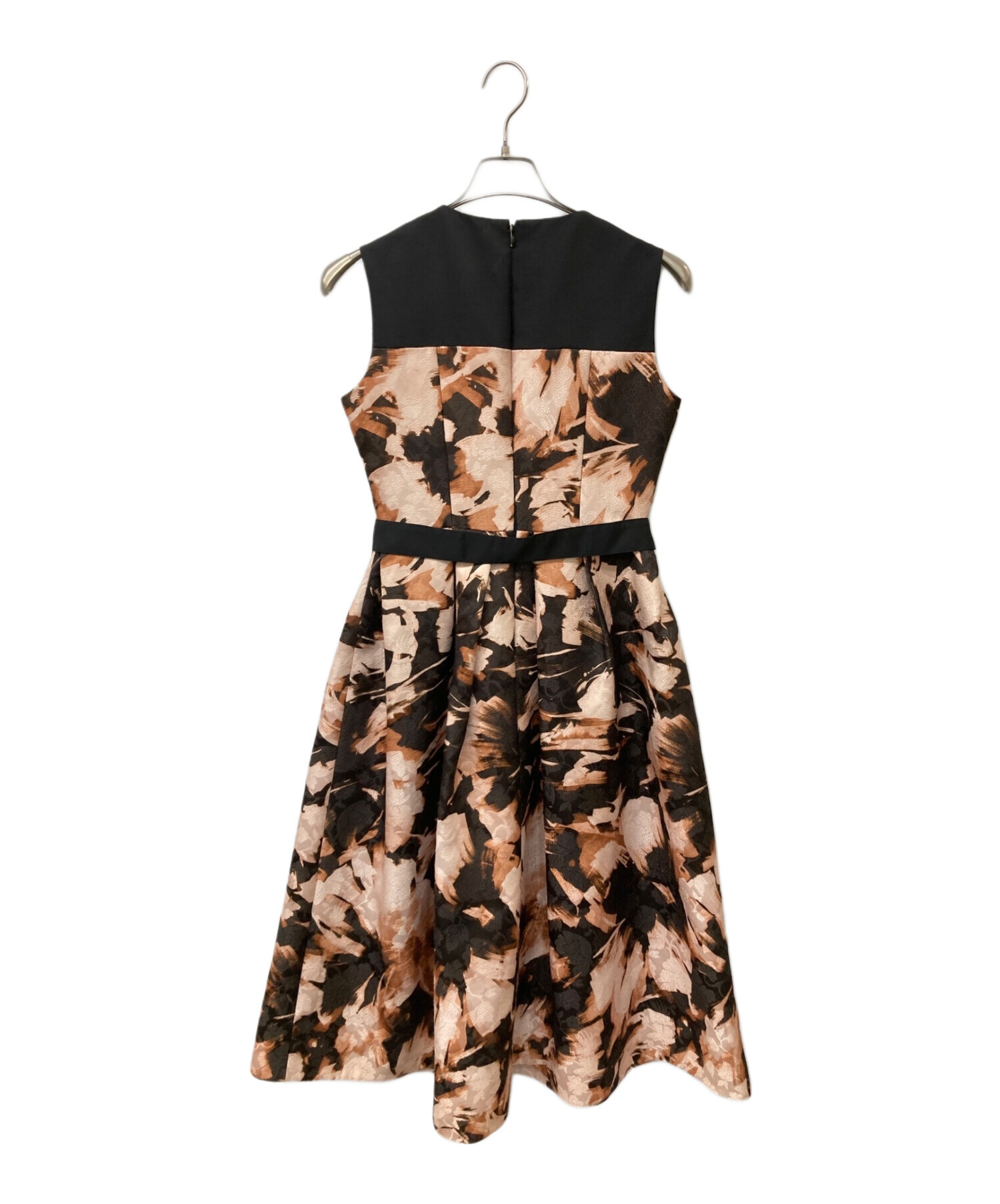 ⚪︎ まるっこい アナイ ANAYI シルク 絹 花柄 フラワー ワンピース  