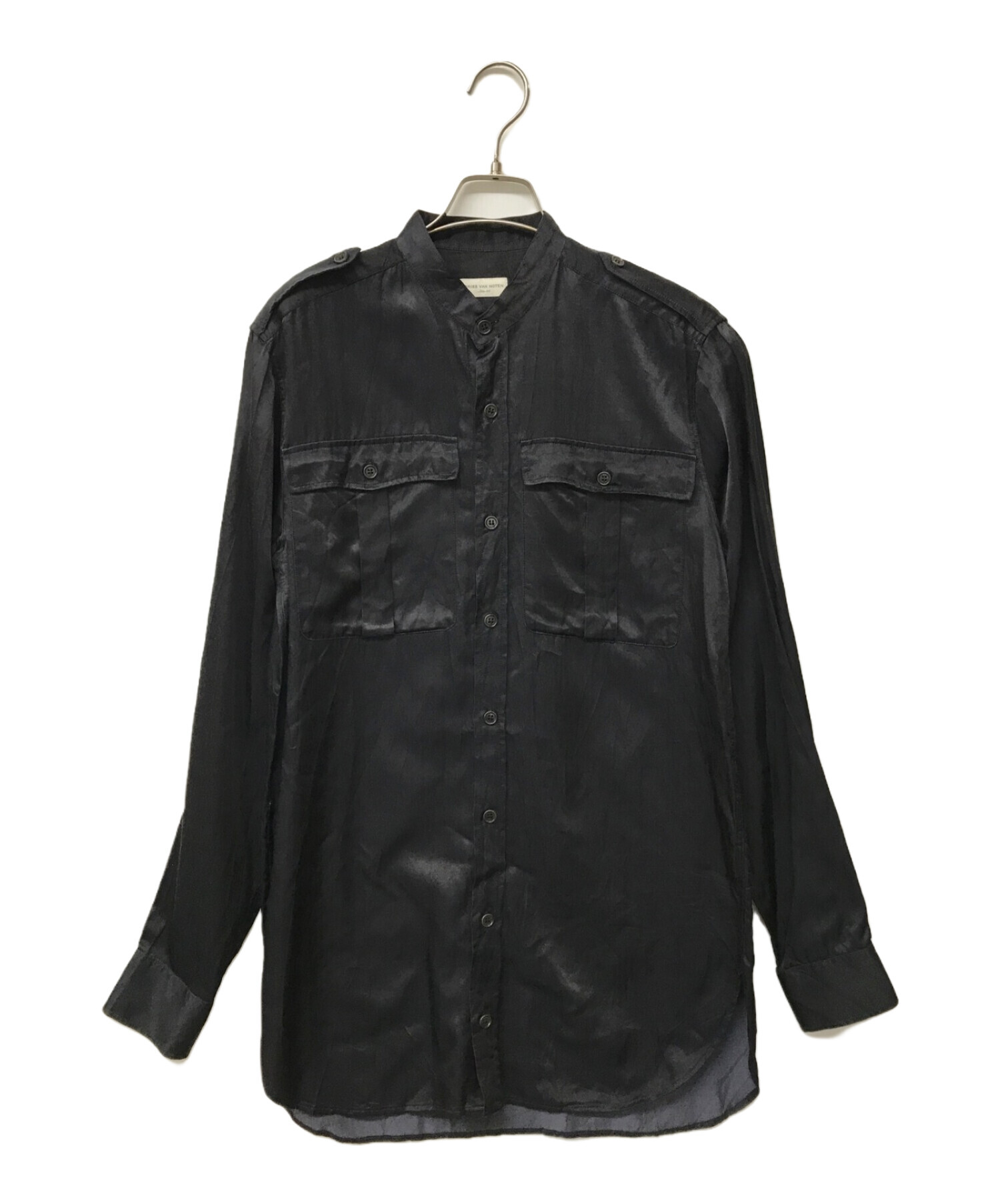 DRIES VAN NOTEN - dries van noten プルオーバーサテン地シャツ ｜長袖