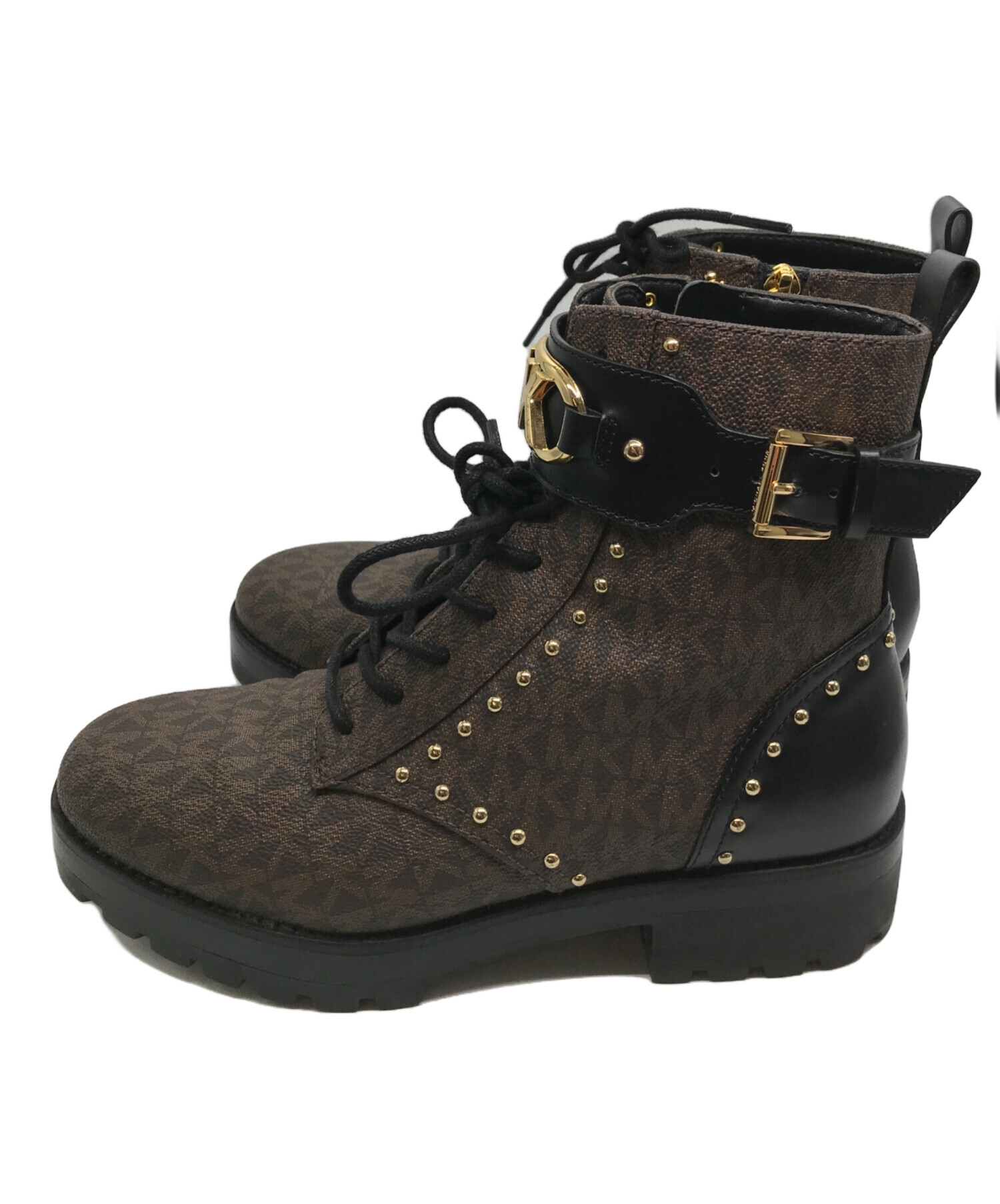 中古・古着通販】MICHAEL KORS (マイケルコース) ブーツ ブラウン 