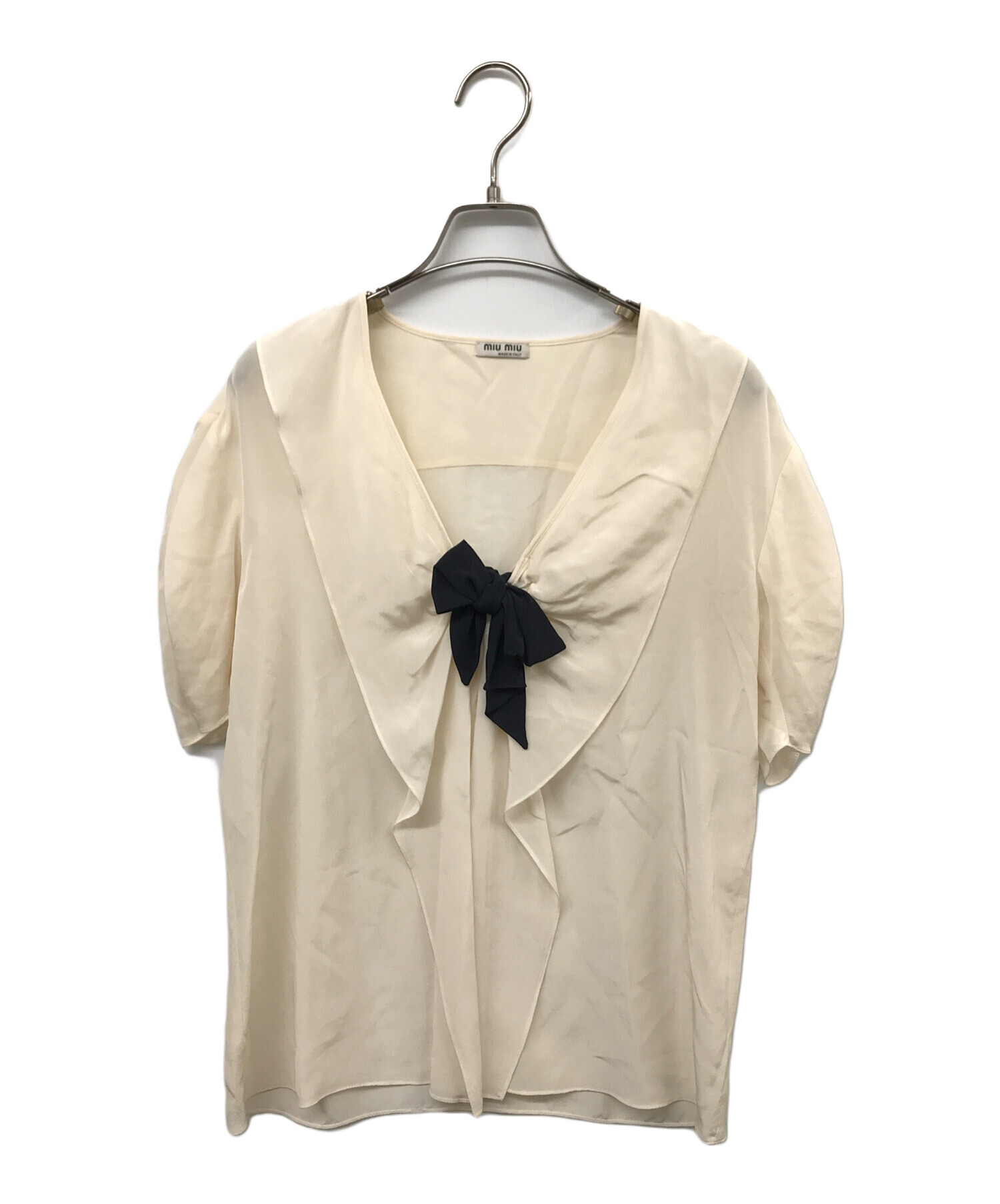 中古・古着通販】MIU MIU (ミュウミュウ) フロントリボンシルク 