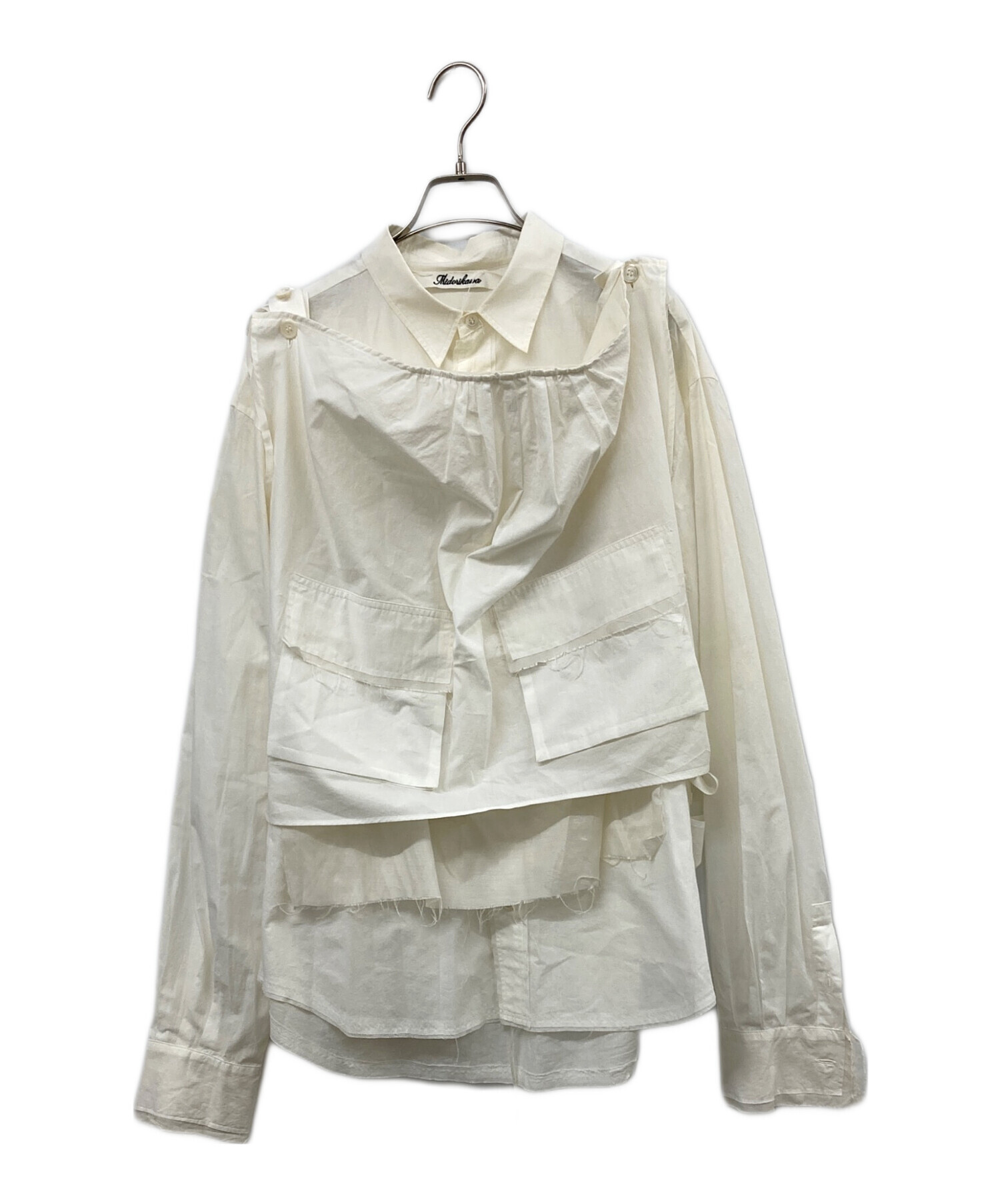 中古・古着通販】Midorikawa (ミドリカワ) SHIRT with VEST ホワイト 