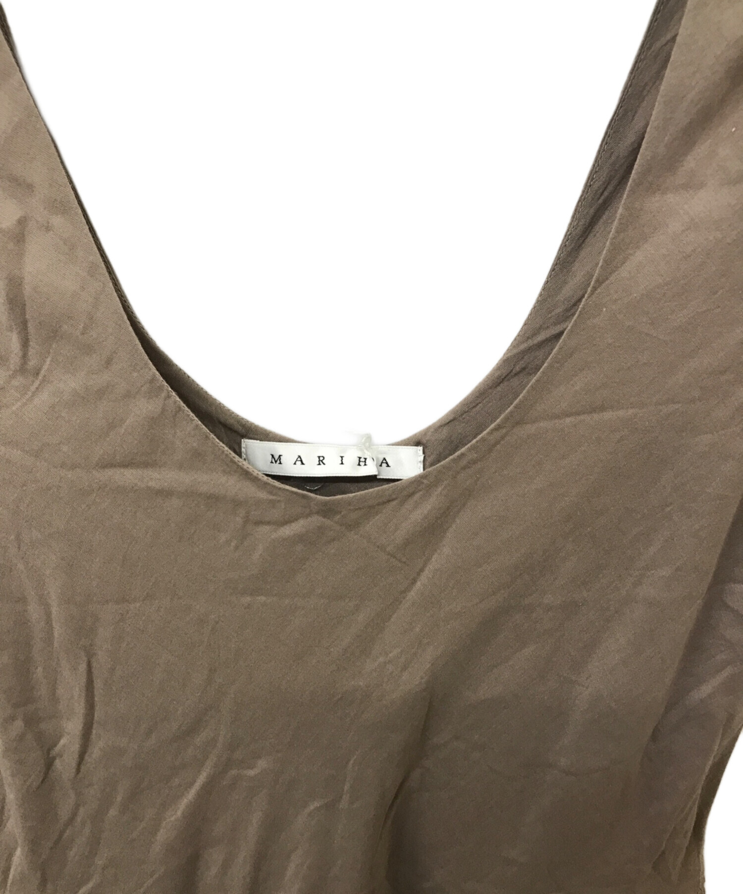 中古・古着通販】MARIHA (マリハ) 草原の虹のドレス グレージュ サイズ 