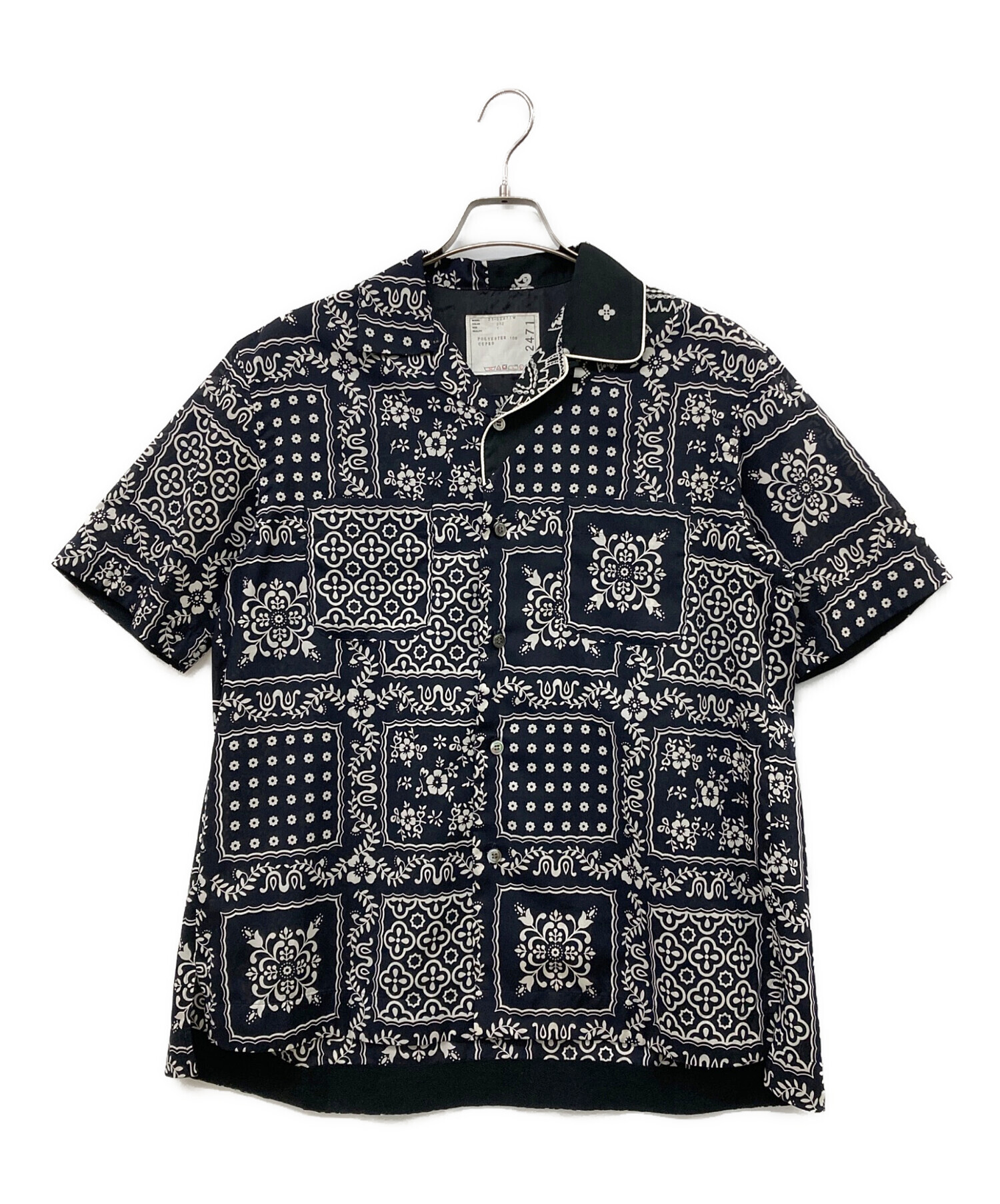 sacai サカイ 21SS Reyn Spooner Archive Print Mix Shirt ショート 