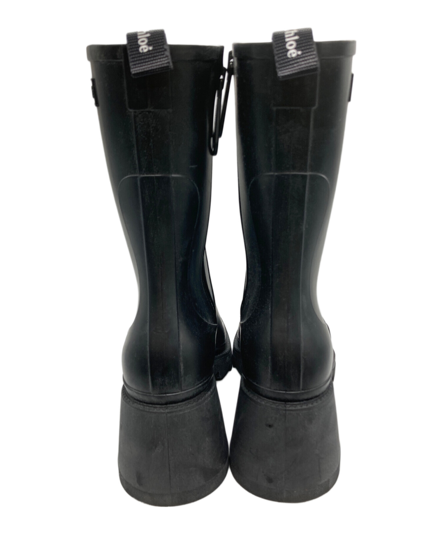 Chloé クロエ ベティ レインブーツ 37 ボルドー