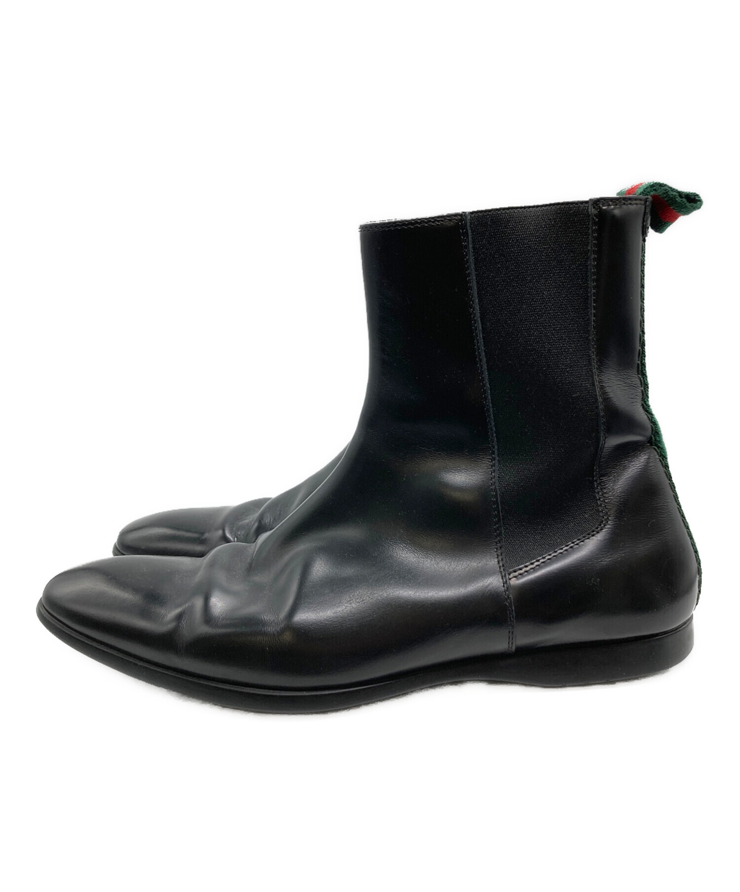 中古・古着通販】GUCCI (グッチ) シェリーラインサイドゴア 