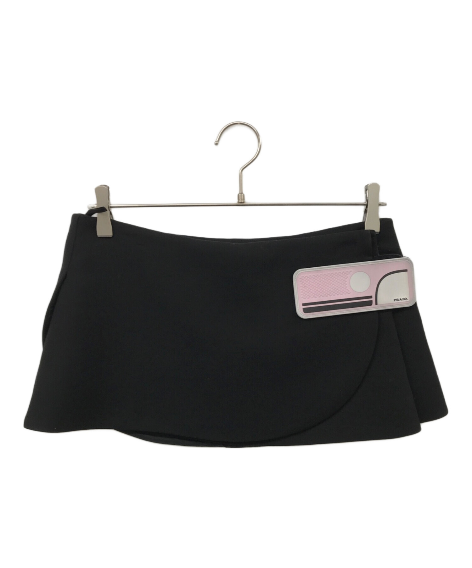 中古・古着通販】PRADA (プラダ) ミニスカート ブラック サイズ:38 