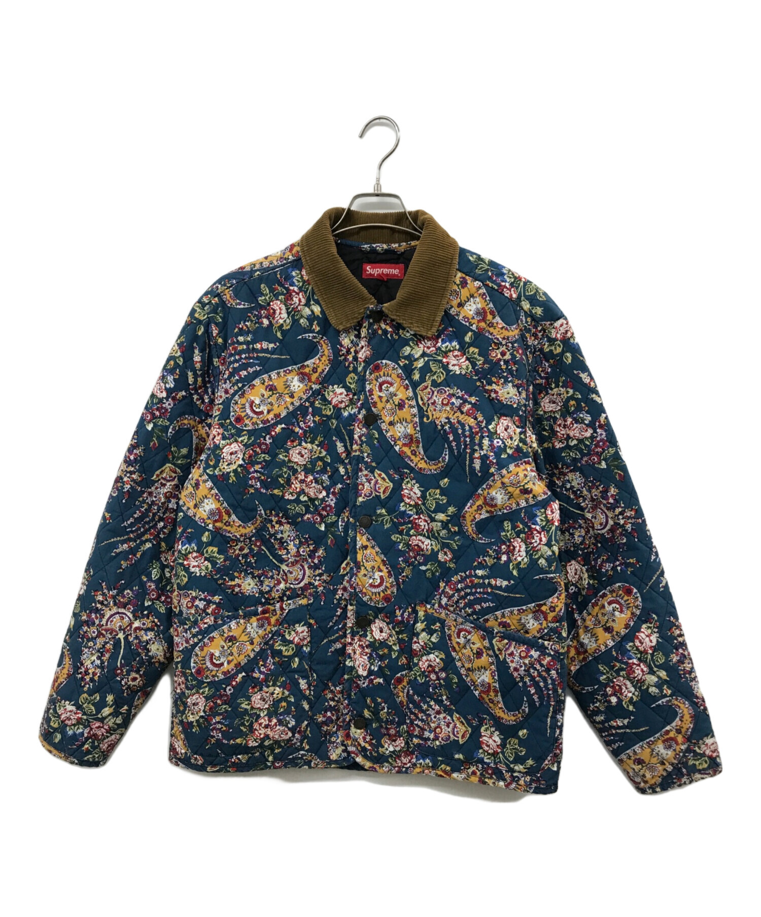 中古・古着通販】SUPREME (シュプリーム) QUILTED PAISLEY JACKET  