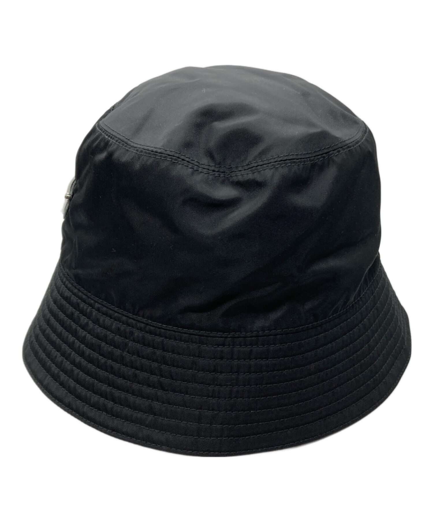 中古・古着通販】PRADA (プラダ) ナイロンバケットハット ブラック 
