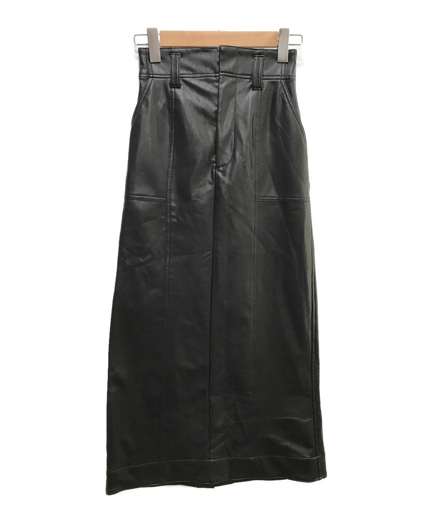 Lily brown/タフタストレートラインスカート