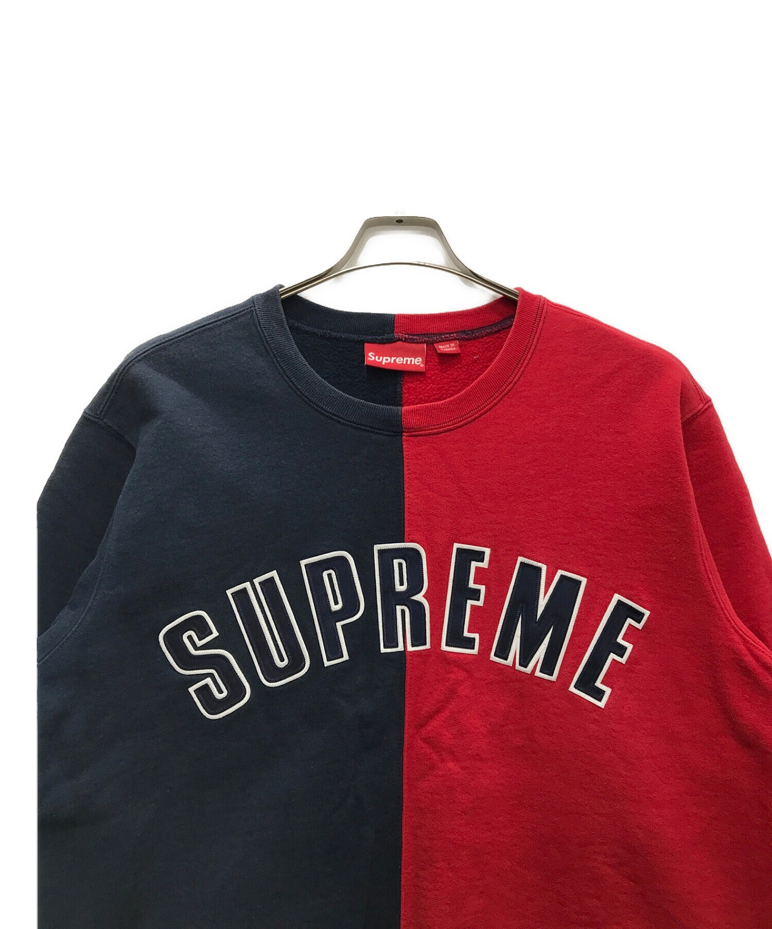 Supreme Split Crewneck Sweatshirt Mサイズ