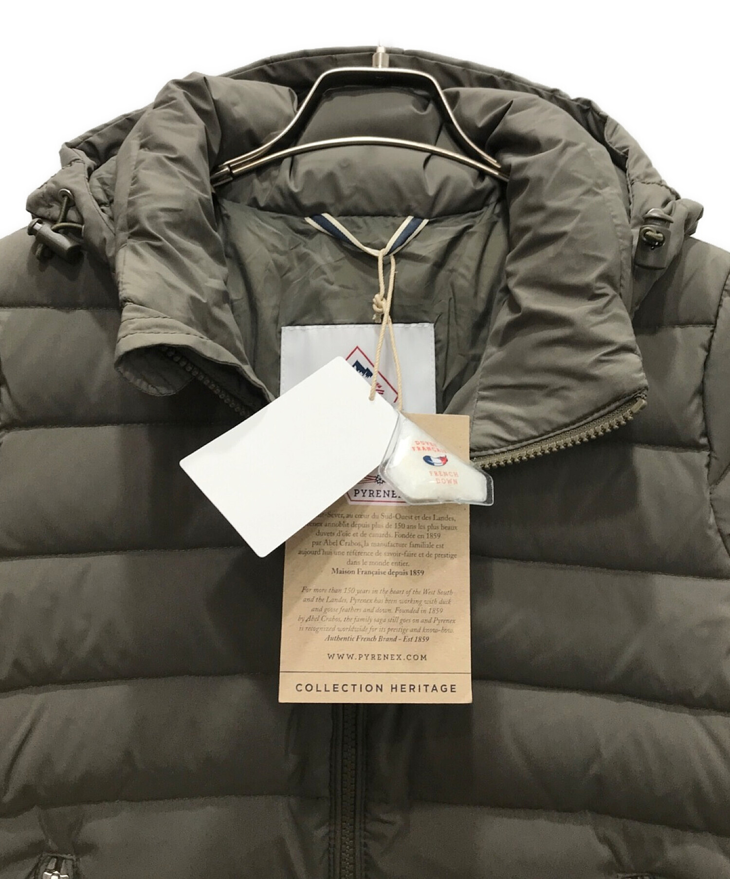 中古・古着通販】Pyrenex (ピレネックス) ダウンジャケット オリーブ 