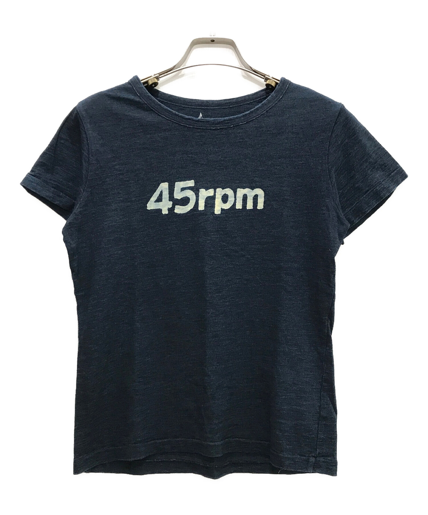 45rpm (45アールピーエム) プリントTシャツ ネイビー サイズ:1