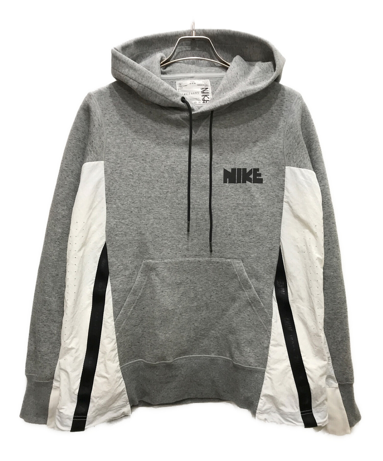 中古・古着通販】sacai (サカイ) NIKE (ナイキ) NRG HOODIE グレー 