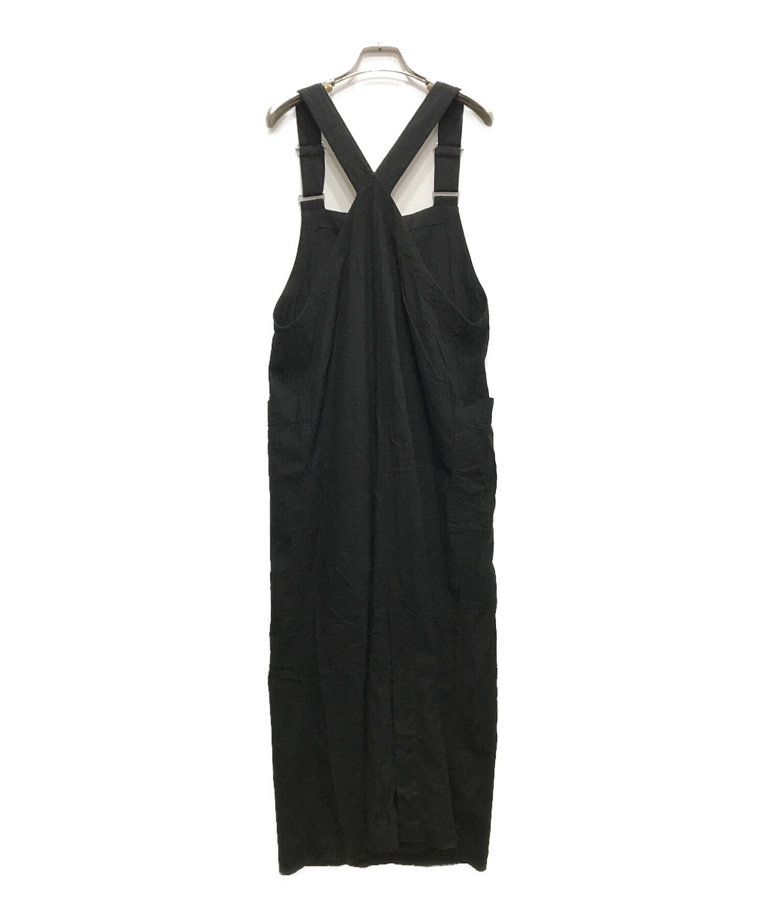 SLOBE IENA (スローブ イエナ) アイラインジャンパースカート ブラック サイズ:Free