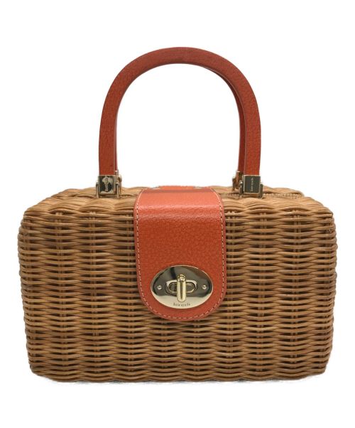 ケイトスペード かごバック 孔雀 Kate Spade 希少【中古品 