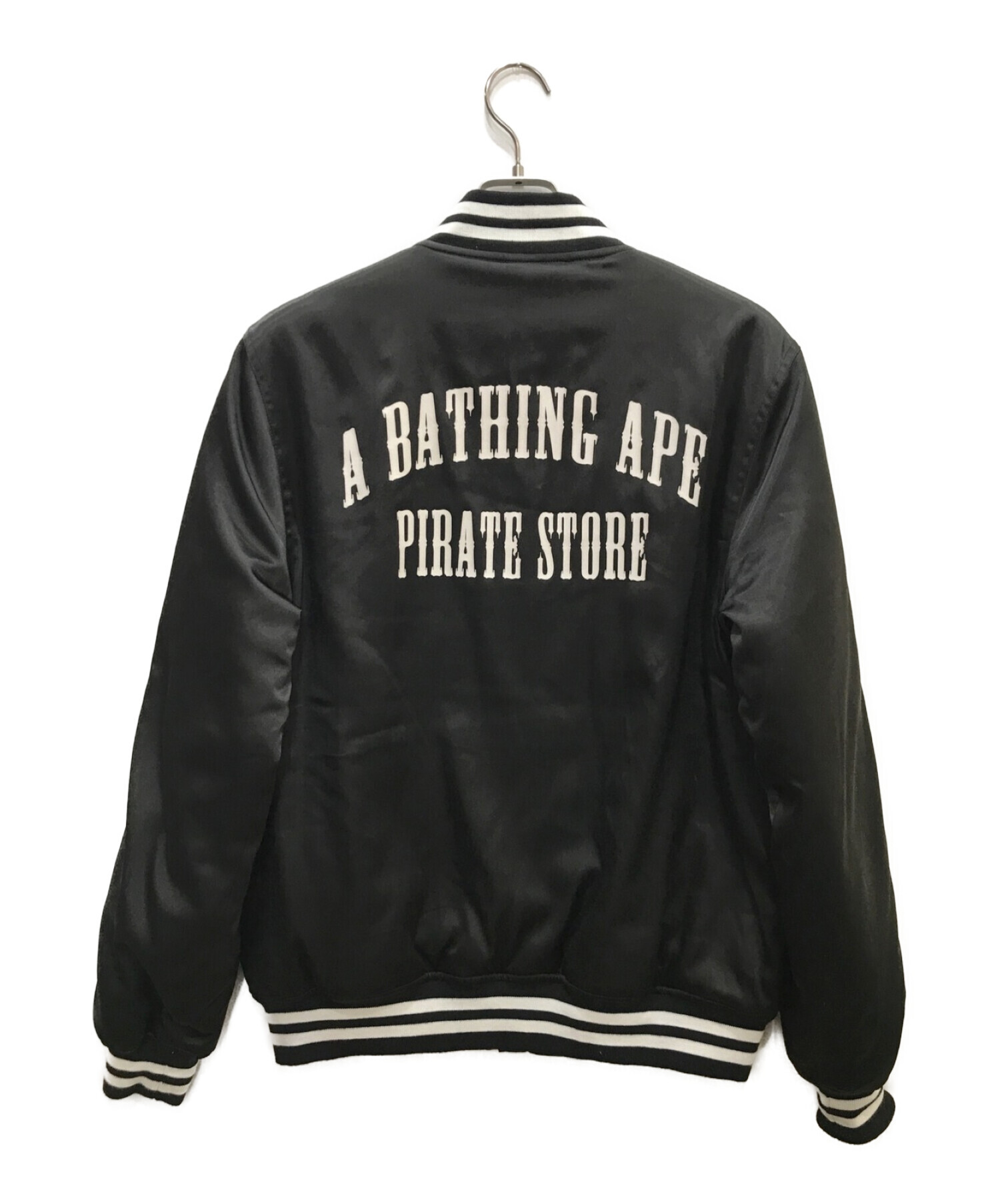 A BATHING APE (アベイシングエイプ) スタジャン ブラック サイズ:L A 
