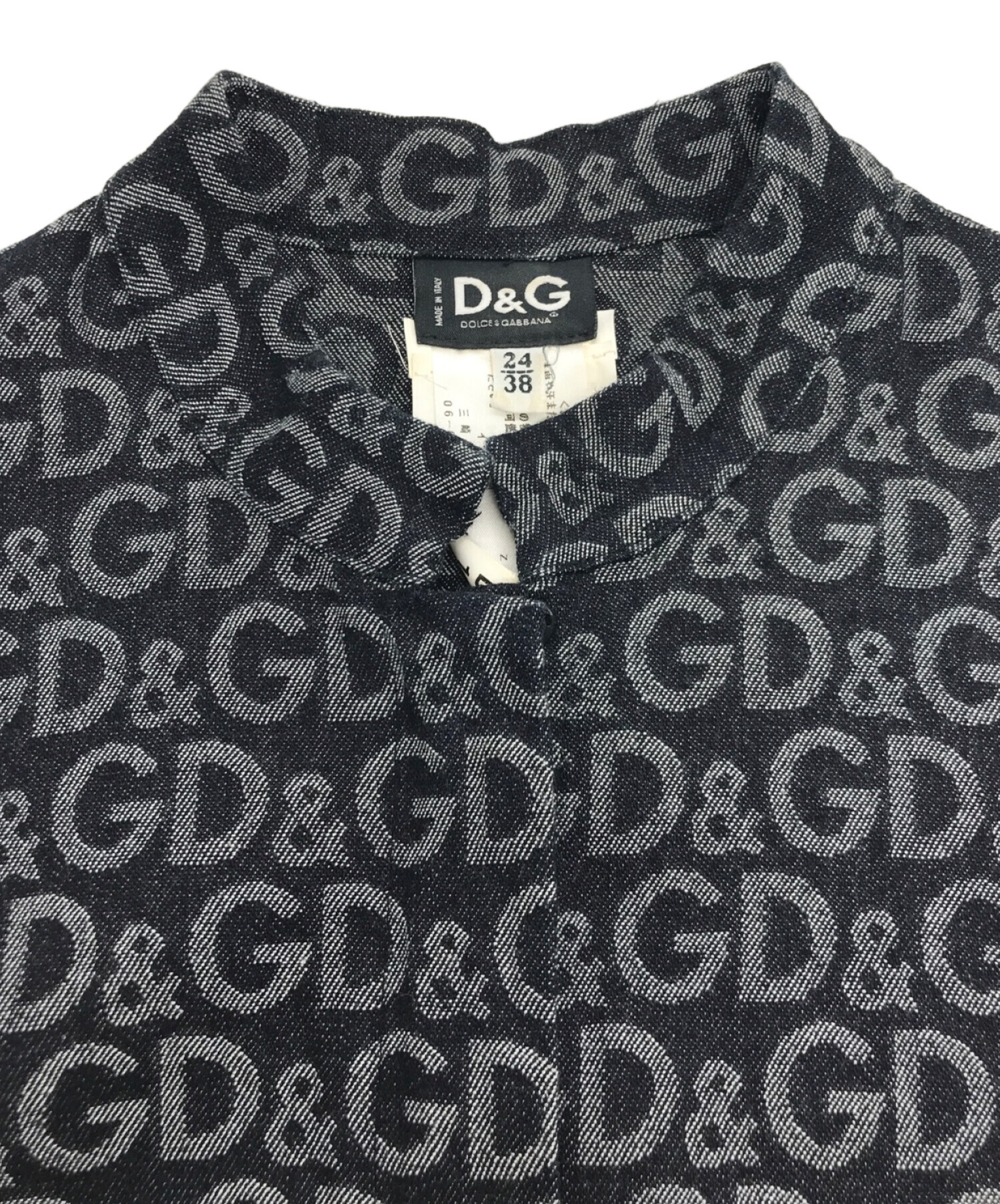 中古・古着通販】DOLCE & GABBANA (ドルチェ＆ガッバーナ) ロゴデニム 