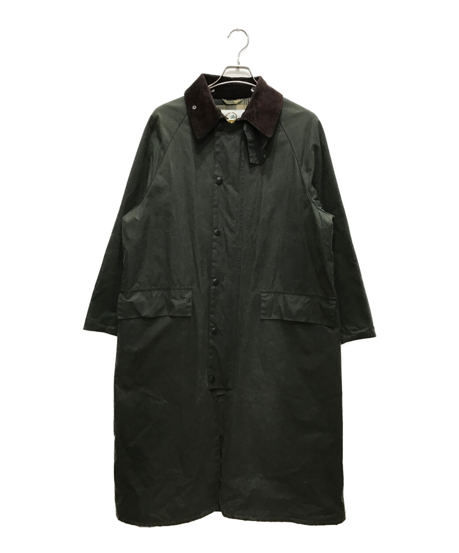 中古・古着通販】Barbour (バブアー) OS WAX BURGHLEY セージグリーン 