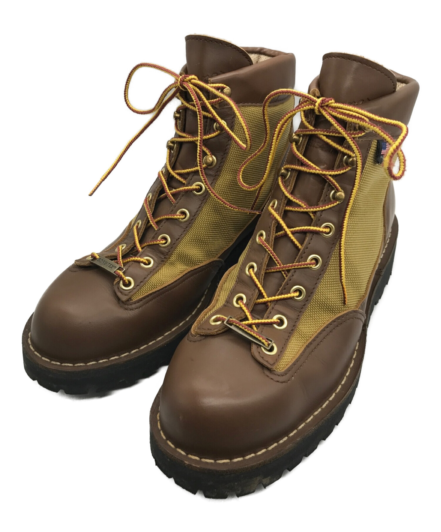 【良品 白タグ】Danner ダナーライト ブーツ 30420X 茶 ブラウン 8EE ゴアテックス GORE-TEX HOPESMORE Danner 7EE ダナー ライト 30420X ゴアテックス ダナー DANNER／ワーク