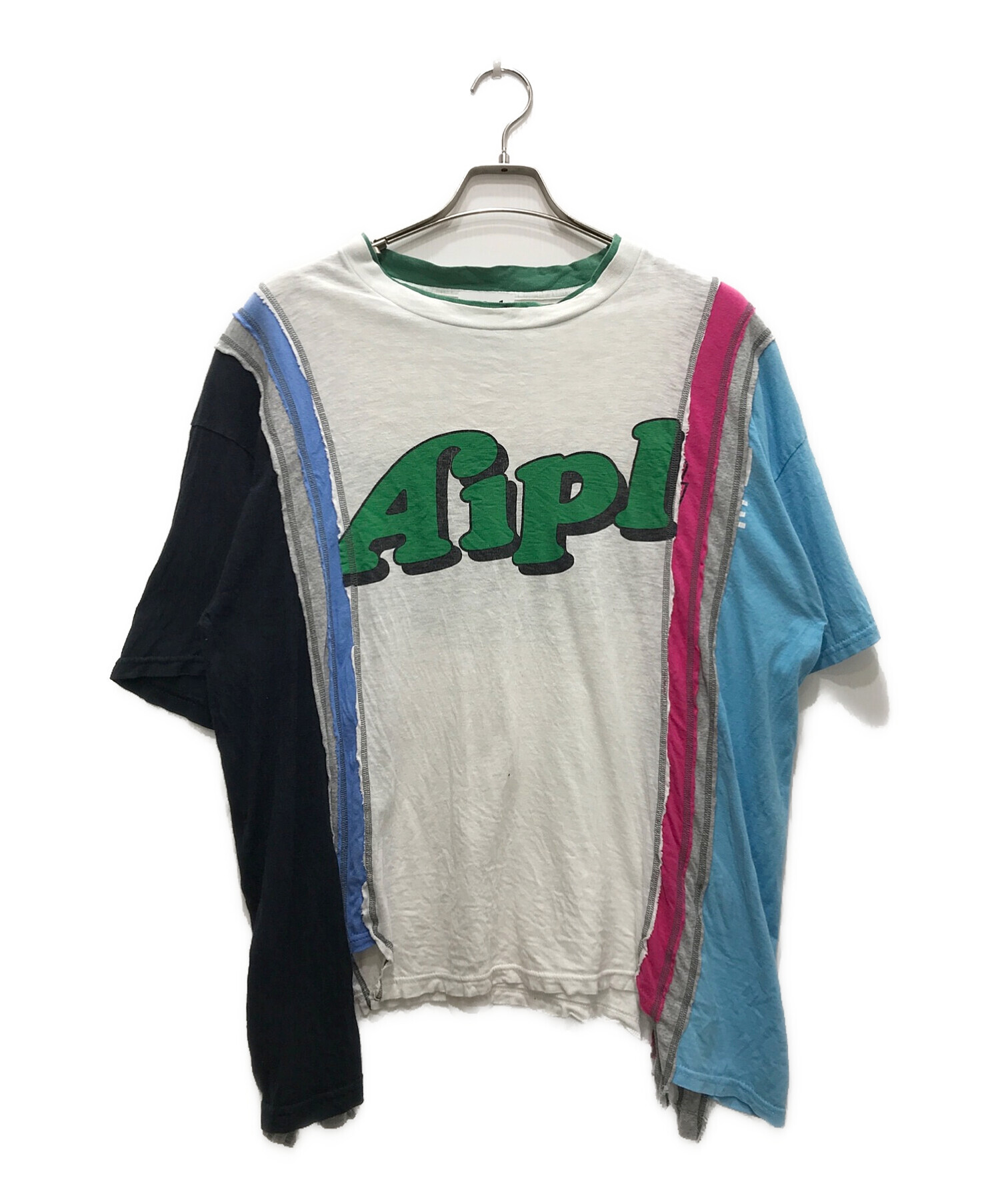 中古・古着通販】Aipl (エイプル) 再構築リメイクTシャツ 