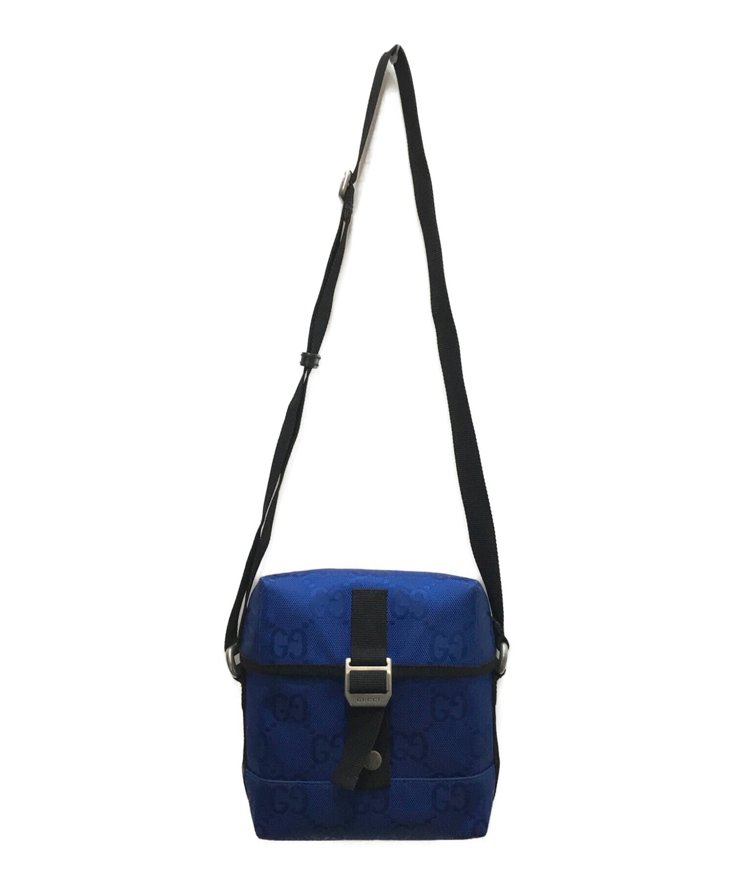 中古・古着通販】GUCCI (グッチ) GGナイロン メッセンジャーバッグ 