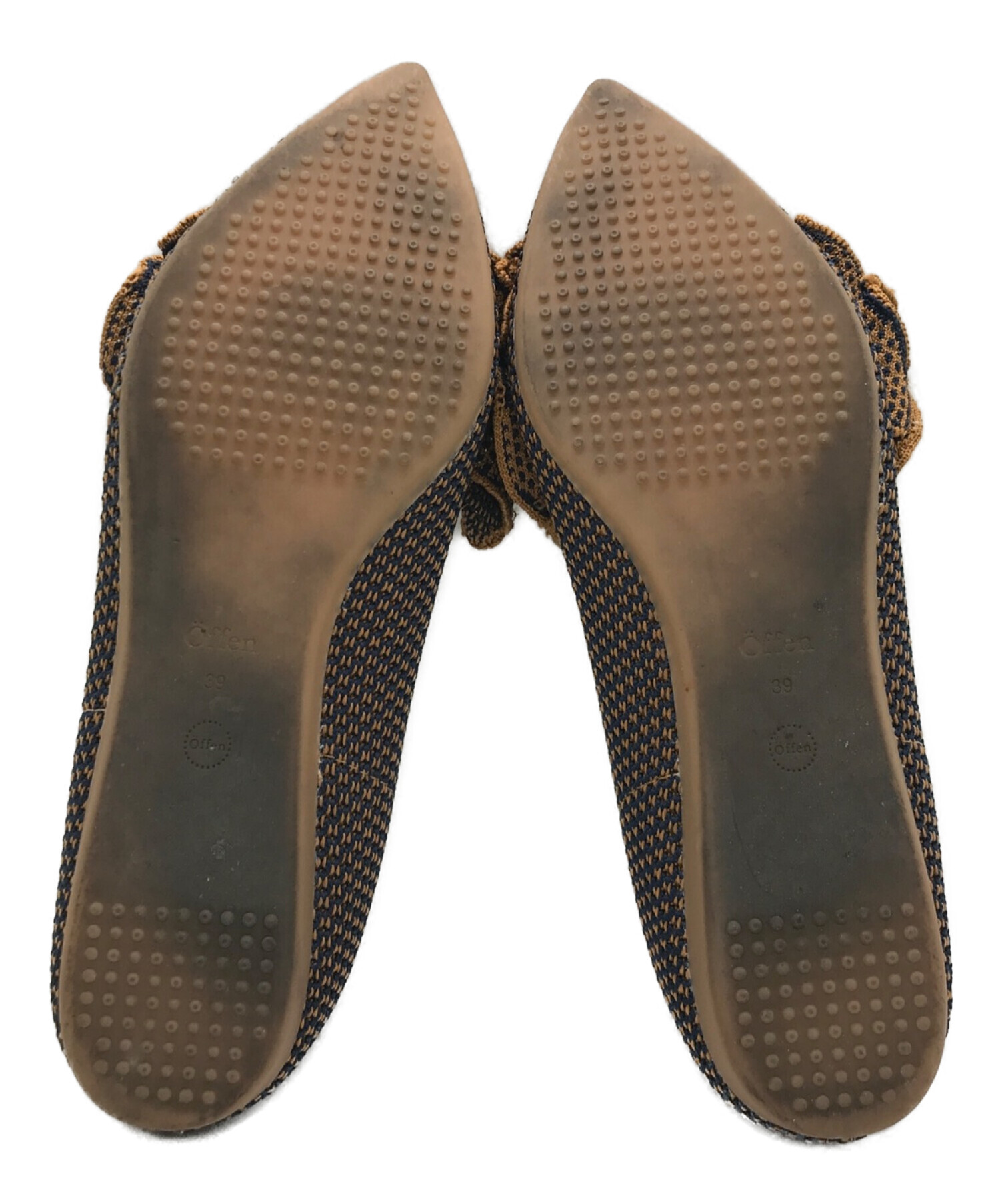 オッフェン offen フリル フラットシューズ size39